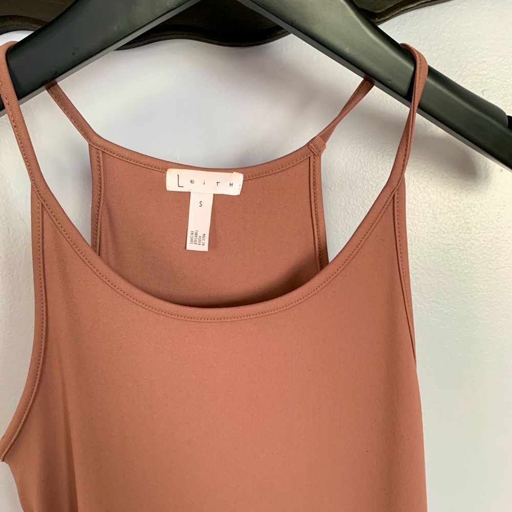 Leith contour sleeveless stretch dress dusted rose
